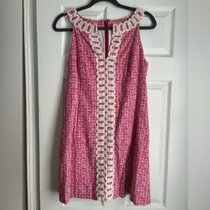 Lilly Pulitzer Pink and Cream Mini Dress